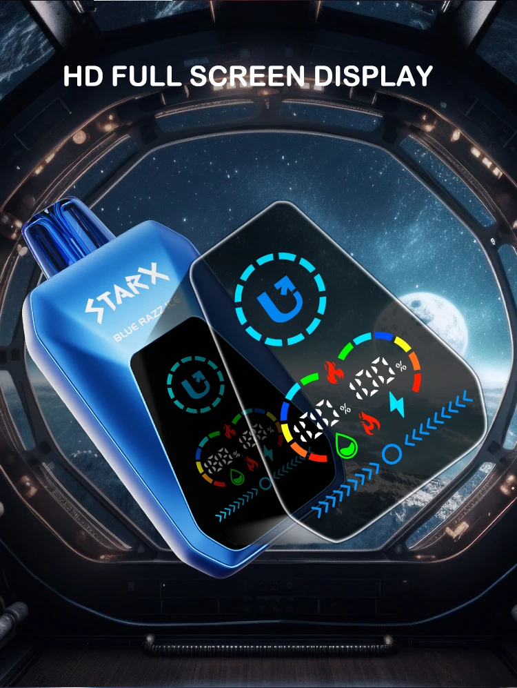 STARX Vape feature: HD Full Screen Display 