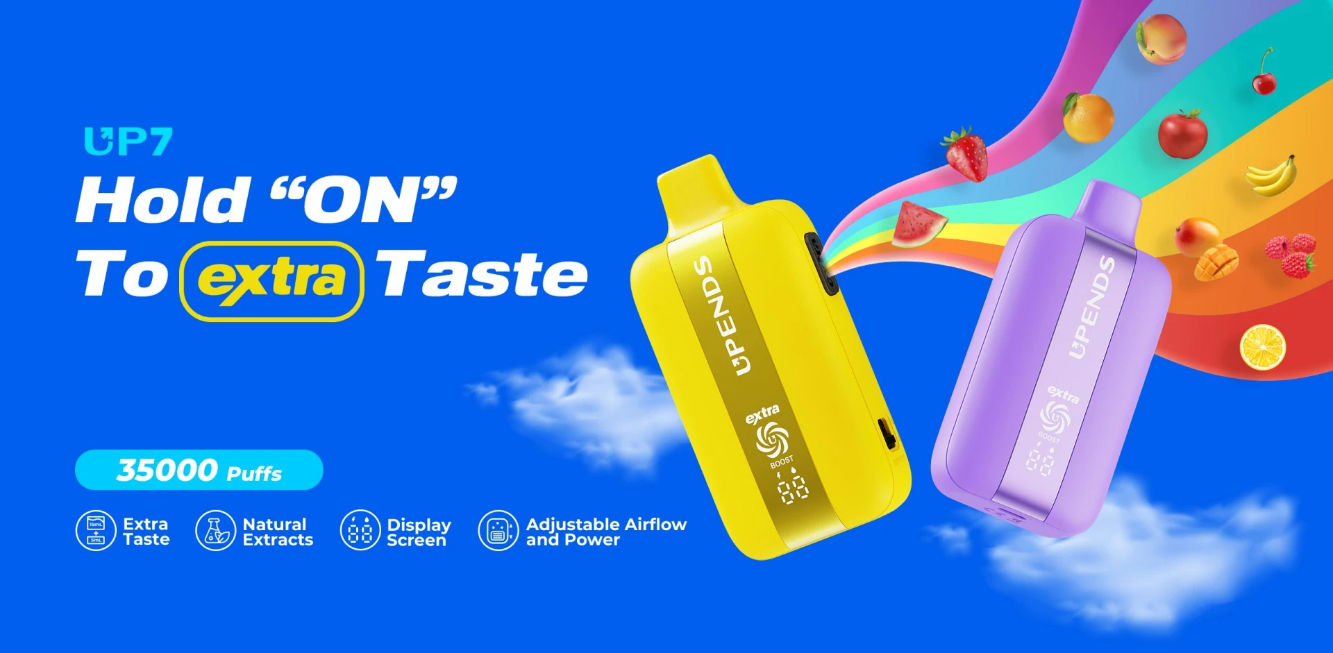 UPENDS UP7 Hold on to extra taste 35000 puffs disposable vape