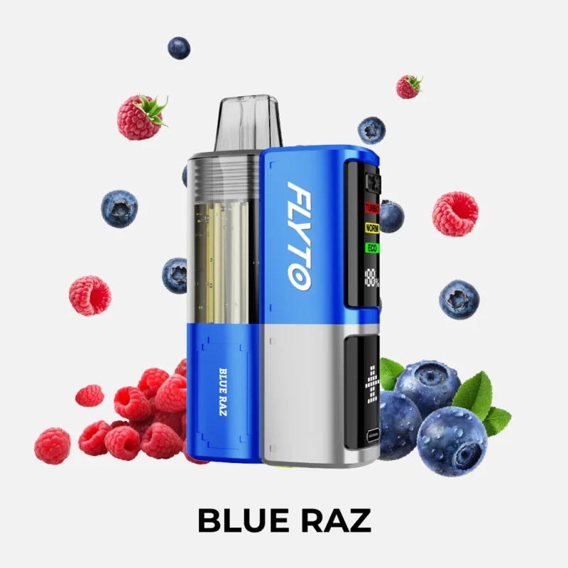 FLYTO 30K – 30.000 trekjes Disposable Vape, Blue Raz