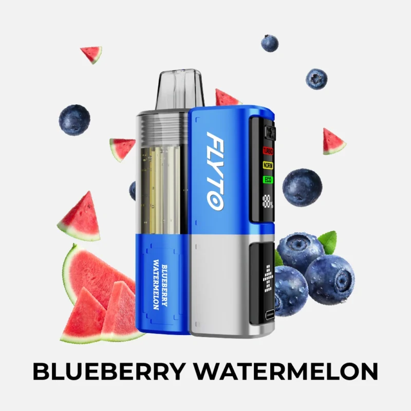 FLYTO 30K – 30.000 trekjes Disposable Vape, Blueberry Watermelon