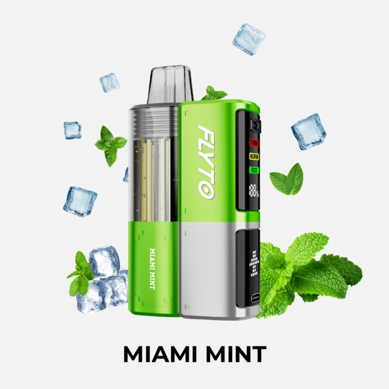 FLYTO 30K – 30.000 trekjes Disposable Vape, Miami Mint