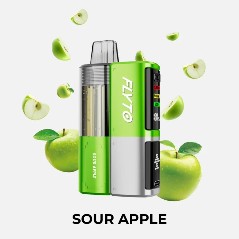 FLYTO 30K – 30.000 trekjes Disposable Vape, Sour Apple