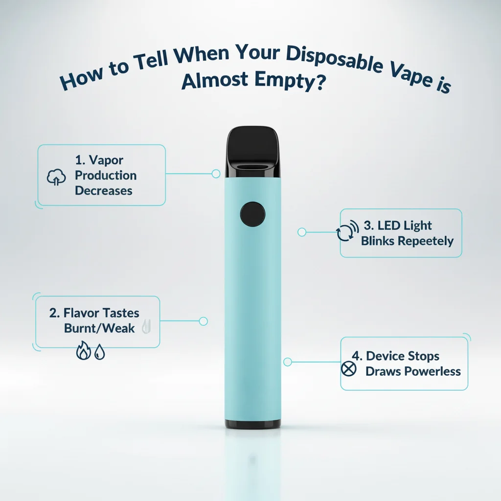 Wanneer is je wegwerp vape op? 5 duidelijke tekenen