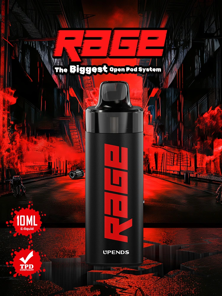 Upends Rage – 10ml TPD-conform, grootste Open Pod System