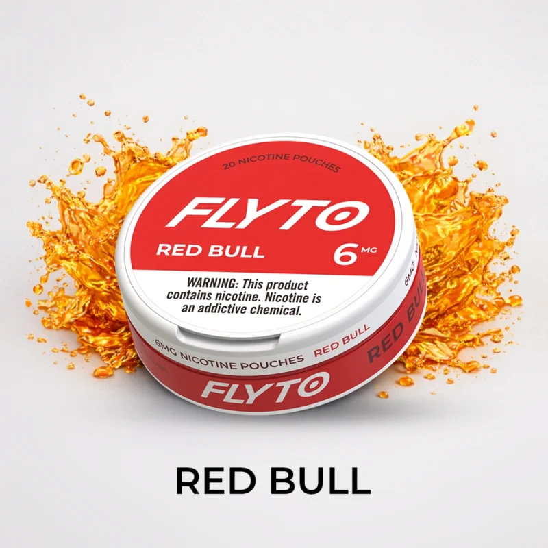 FLYTO Nicotinezakjes – 6mg, Red Bull